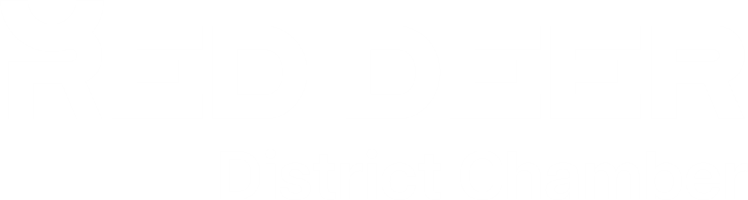 Red Deer Chamber of Commerce Logo White